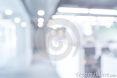 Abstract blurred office interior background Stock Photo