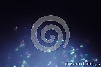 Abstract blurred shine background, blue flare Stock Photo