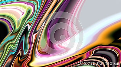 Abstract blurred vivid soft smooth lines, vivid waves lines, contrast abstract background Stock Photo