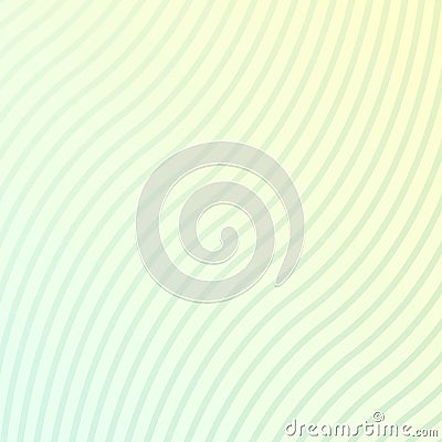 Abstract blurred wavy background. Vector illustration. Curved stripes in calm colors Vector Illustration