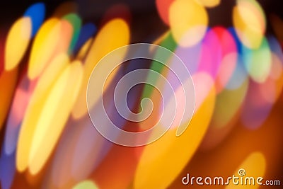 Abstract bokeh circles. lens flare and defocused blur glow Stock Photo