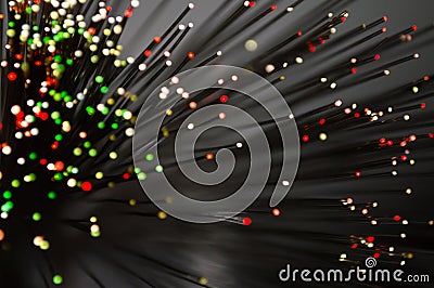 Abstract Bokeh Colorful Dots of Light Stock Photo