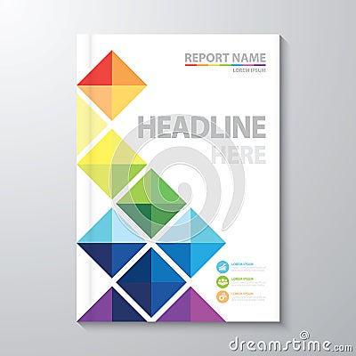 Abstract book cover Vector Illustration