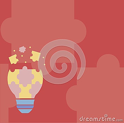 Abstract Brainstorming Problem Solutions, Careful Thinking Concept, Critical Logical Reasoning, Solving Puzzle Ideas Vector Illustration