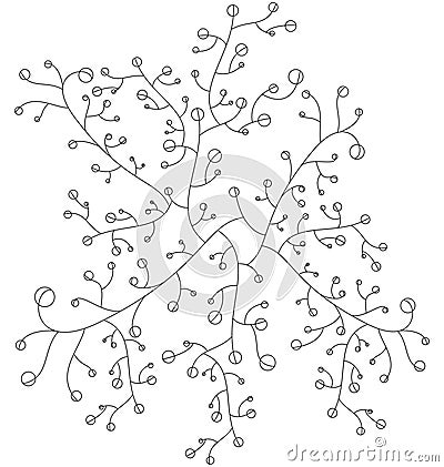 Abstract Branches Vector Illustration