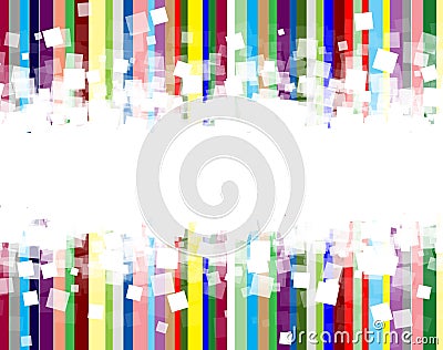 Abstract break squares background Stock Photo