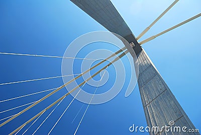 Abstract Bridge Lines Stock Photo