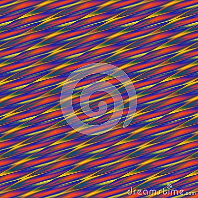 Abstract bright, colorful geometric background of curved lines in red, yellow and blue gradients Vector Illustration