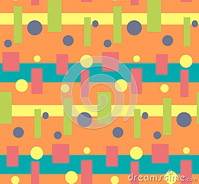 Abstract bright colorful geometric pattern Stock Photo