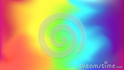 Abstract bright rainbow blurred background Vector Illustration