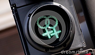 Abstract British Traffic Lights London England Stock Photo