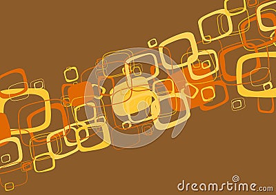 Abstract brown illustration. Vector Vector Illustration