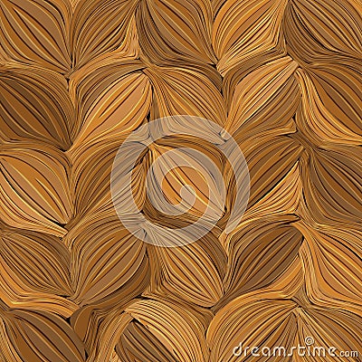 Abstract brown painted background stylized wheat Vector Illustration