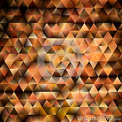 Abstract brown shiny geometric background Stock Photo