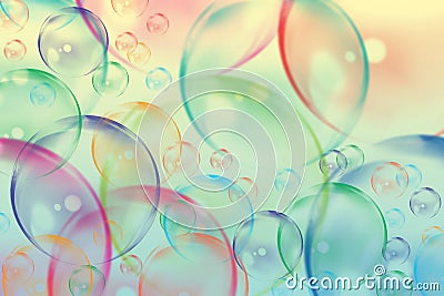 abstract Bubbel overlap, art for creative creative graphic design Stock Photo