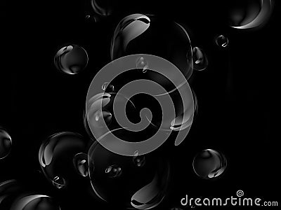 Abstract bubbles Stock Photo