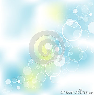 Abstract bubbles background Vector Illustration
