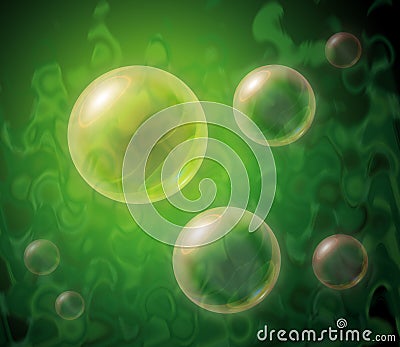 Abstract bubbles background Stock Photo