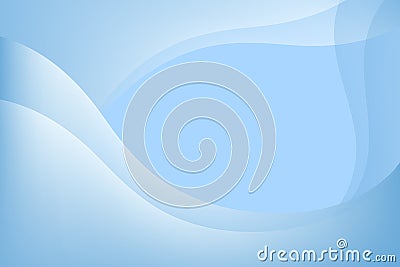 Abstract bule curved background. Vector Illustration