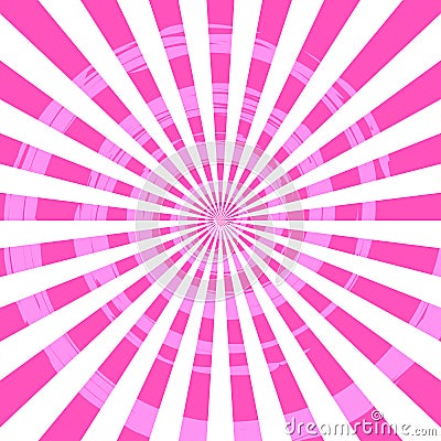 Abstract Burst Ray Background Pink Vector Illustration