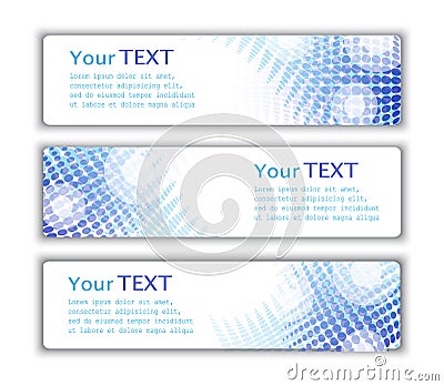 Abstract business banners Stock Photo