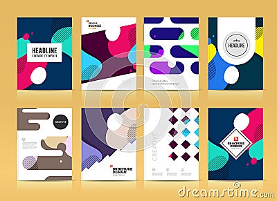 Abstract business Brochure design Vector Illustration