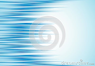 Abstract business horizontal striped blue line motion texture Vector Illustration