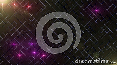 Abstract business science or technology background with empty space for text. Copy space. Close up. Colorful blicks on Stock Photo