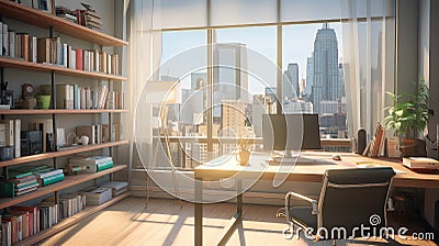 abstract business urban home background Cartoon Illustration