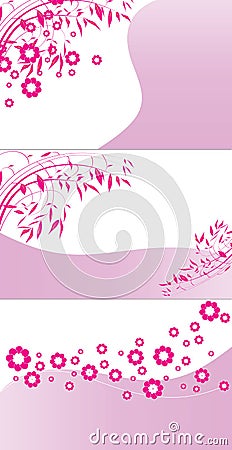 Abstract business visit card Vector Illustration