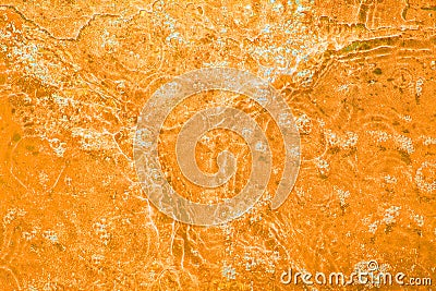 abstract calm rippling water of the rain drop texture Stock Photo