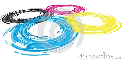 Abstract camera lens Vector Illustration