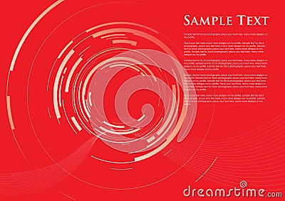 Abstract camera lens background Vector Illustration