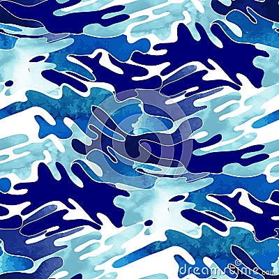 Abstract camouflage pattern Vector Illustration