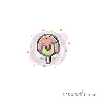 Abstract Candy Concept illustration vector Design template Vector Illustration