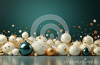 abstract card with Christmas trees on beije backgrounds. Merry Christmas greeting card, New Year. Noel Stock Photo