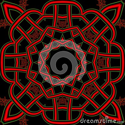 Abstract celtic background Stock Photo