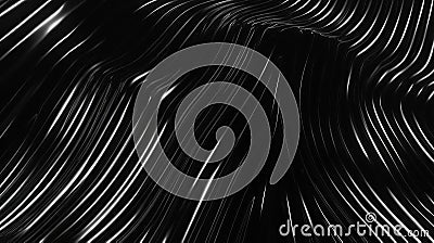 Abstract chaos with scan lines and artifacts in dynamic fluid texture Stock Photo