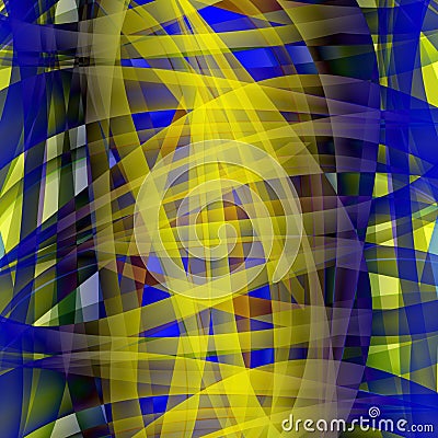 Abstract chaotic pattern Stock Photo