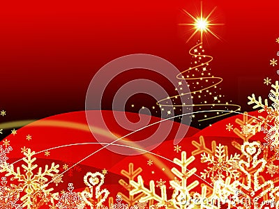 Abstract christmas background Stock Photo