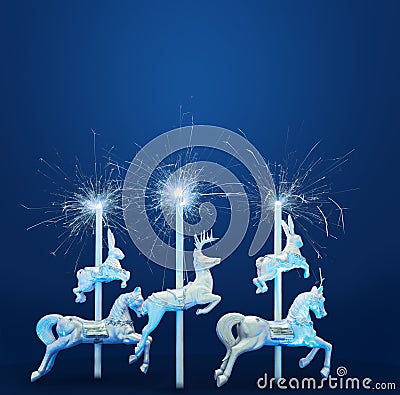 Abstract Christmas background Stock Photo