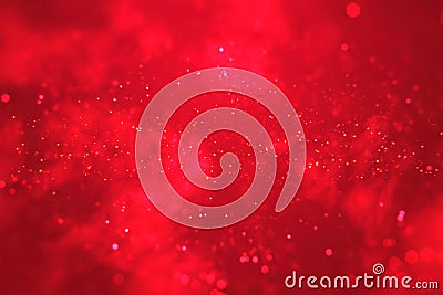 Abstract christmas gradient red background with bokeh, valentine day love holiday event festive Stock Photo