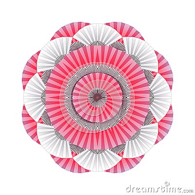 Abstract circle ornament Vector Illustration