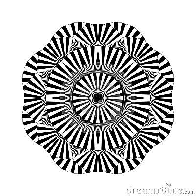 Abstract circle ornament Vector Illustration