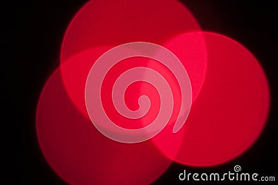 Abstract circle red intersection lights Stock Photo