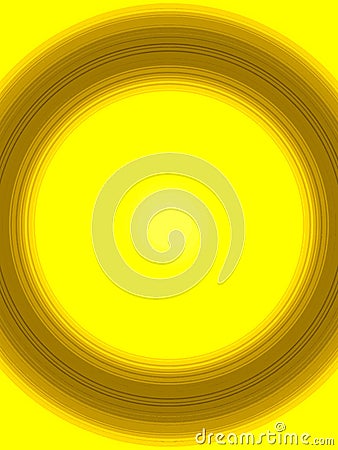 abstract circle ring yellow orange brown nice gradient blur gentle soft for background Stock Photo