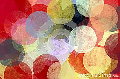 Abstract circles Cartoon Illustration