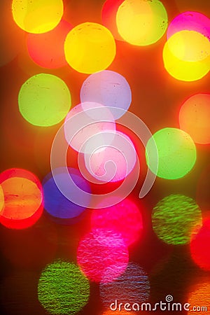 Abstract circular bokeh background Stock Photo