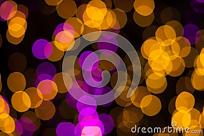 Abstract circular bokeh background of Christmaslight Stock Photo
