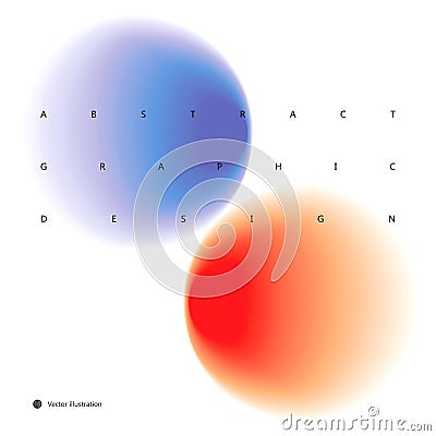 Abstract circular graphic design. Stock Photo